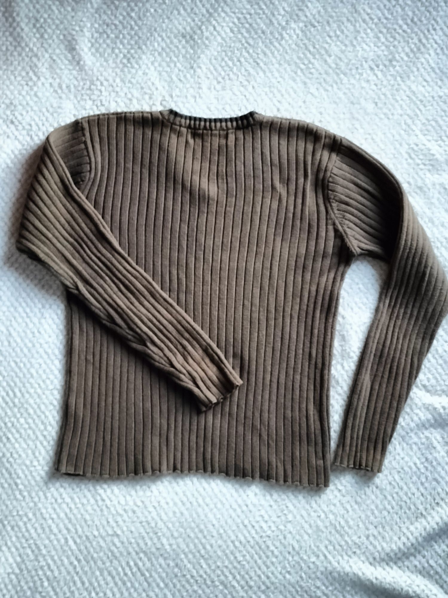 Sweter męski w serek pulower L promocja