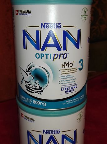 Смесь Nestle NAN 3 OPTI PRO с 12 месяцев, 800 г