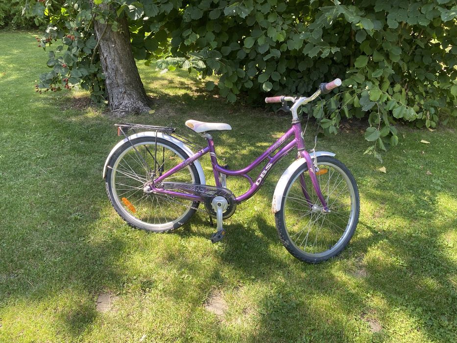Rower dzieciecy 24” kola 24” 3 biegi rama aluminium  dla dziewczynki