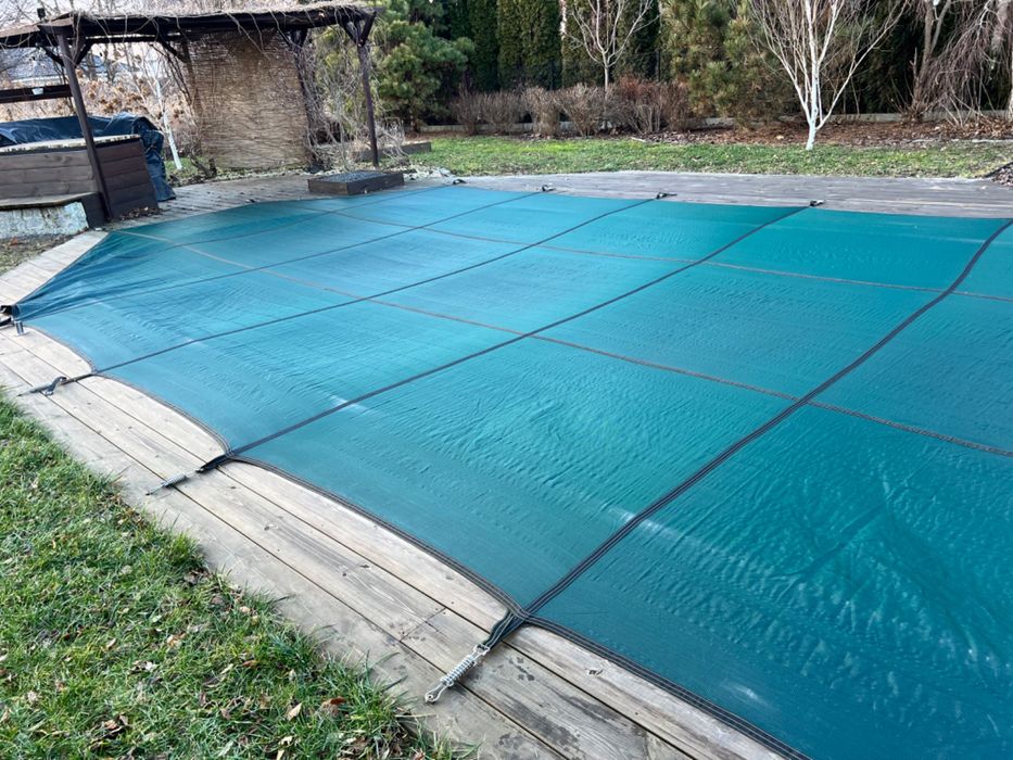 Zimowe przykrycie , zadaszenie basenu 11 m x 5,5m
