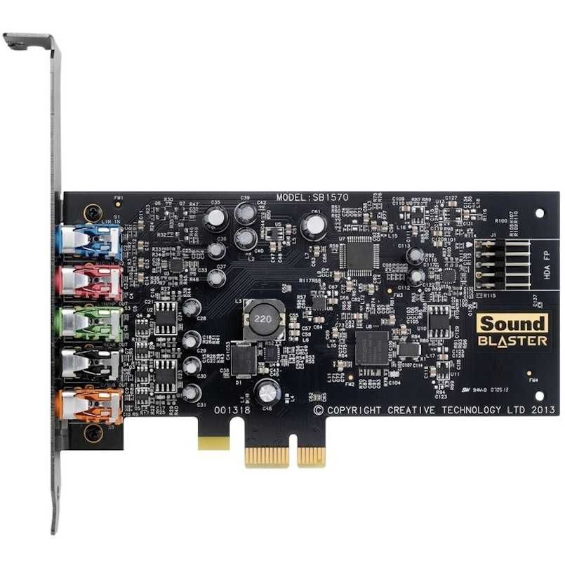 Placa Som Creative Sound Blaster Audigy FX PCIe 5.1 SBX Pro Studio