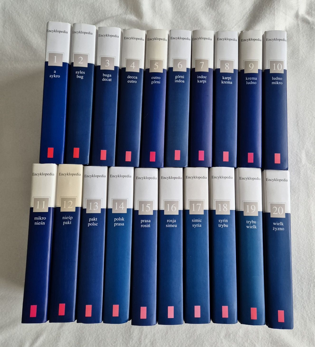 Encyklopedia Gazety Wyborczej 20 tomów