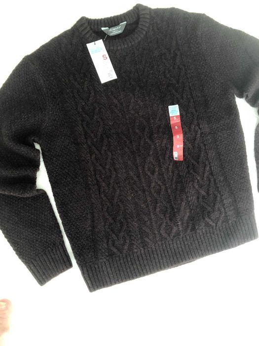 Светр свитер теплый шерсть мужской  свитшот Новый  Primark 50-52 р.