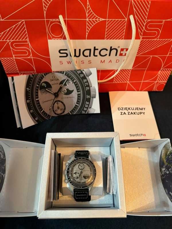 Swatch x Omega Bioceramic Moonswatch Mission To Earthphase