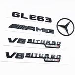 Комплект емблем логотип шильдик мерседес mercedes gle63 gle w166 w167