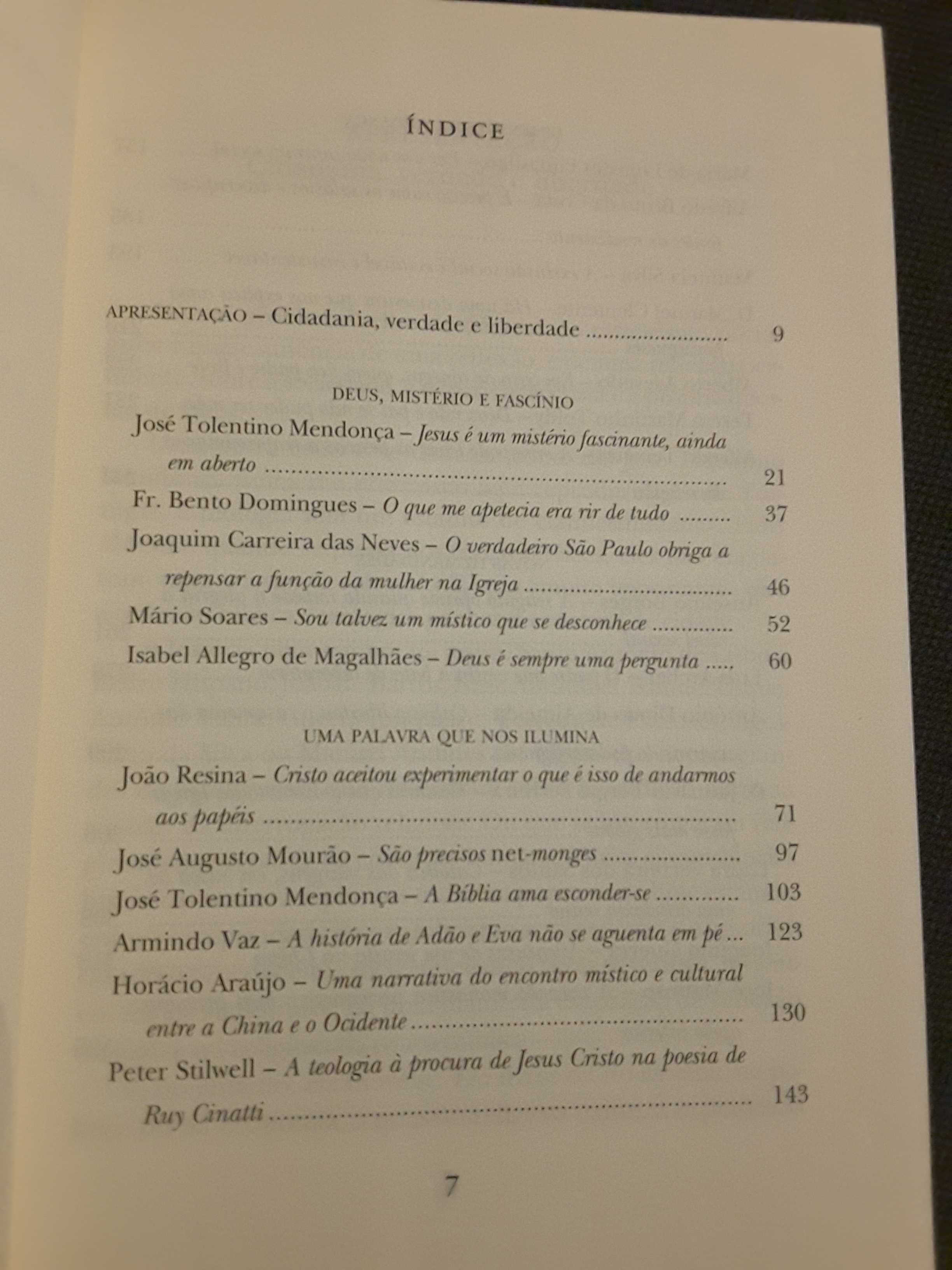 Sedas Nunes: Princípios de Doutrina Social/Conversas com Deus em Fundo
