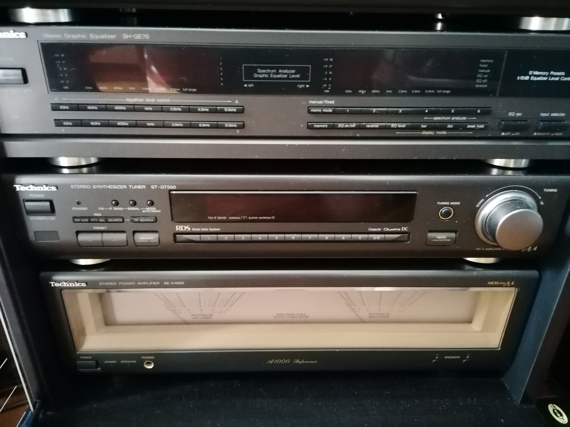 Wieża Technics SE A1000 plus szafka hi-fi