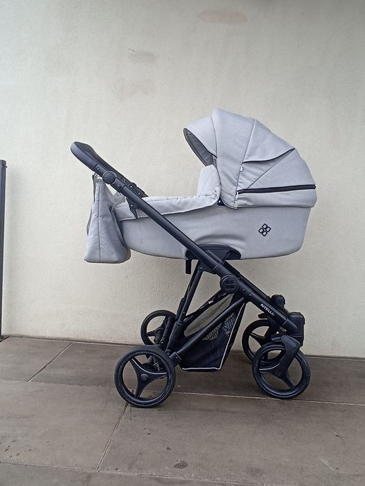 Wózek 3w1,4w1 Bebetto nitello szary fotelik maxi Cosi