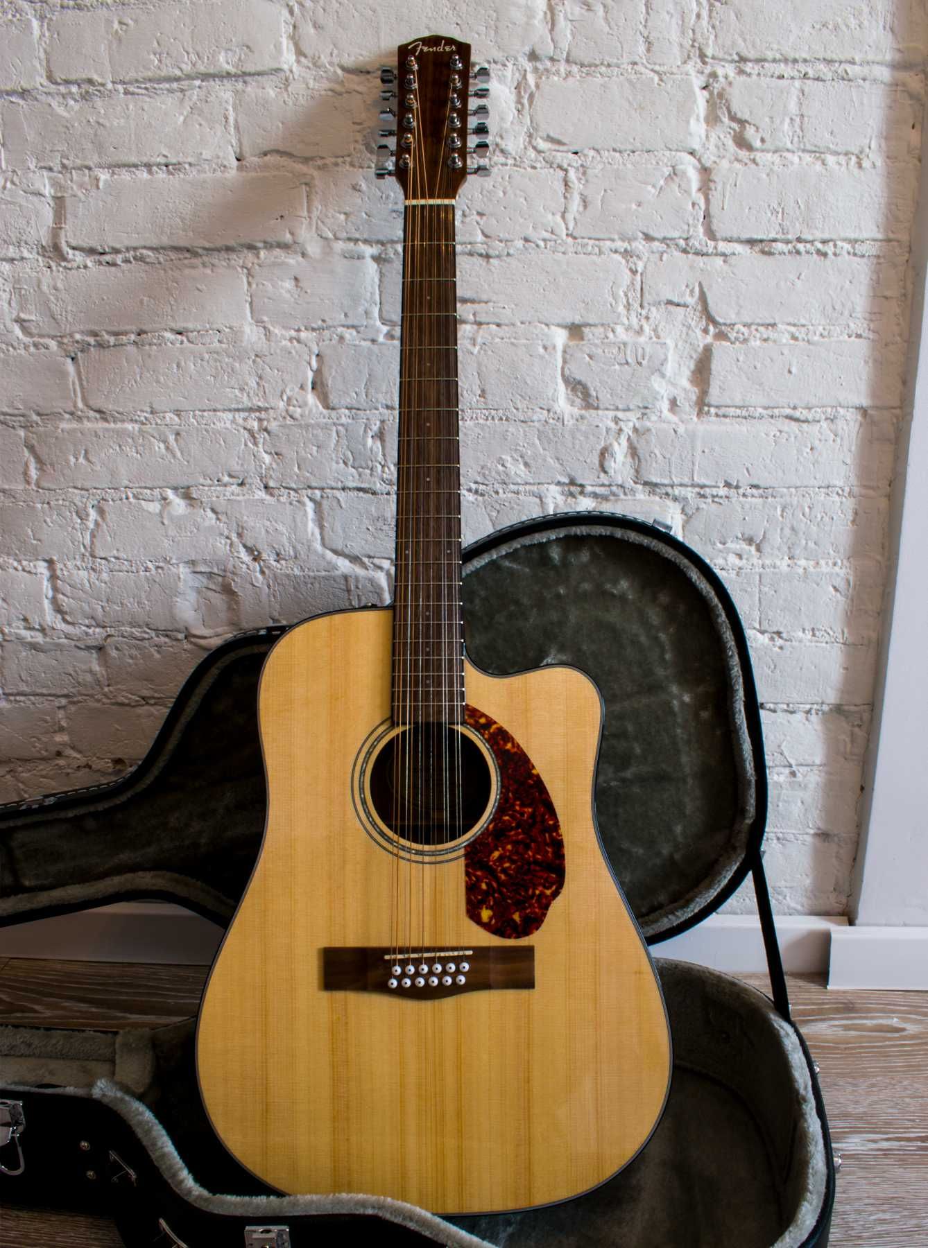 Gitara 12 strunowa Elektroakustyczna Fender CD-140SCE-12 Natural +Case