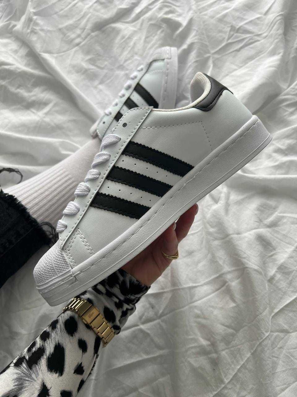 Adidas Superstar White Black