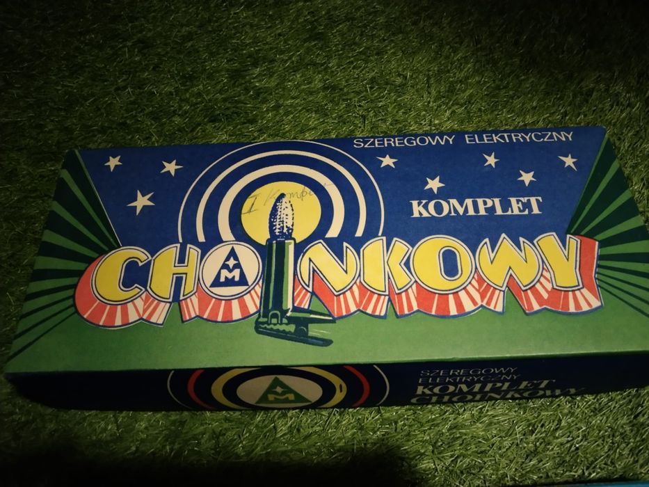 Lampki choinkowe prl bombki
