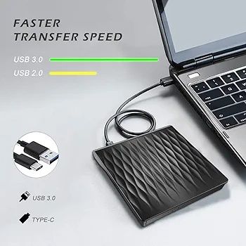 Zewnętrzny napęd cd dvd usb usb-c uscvis