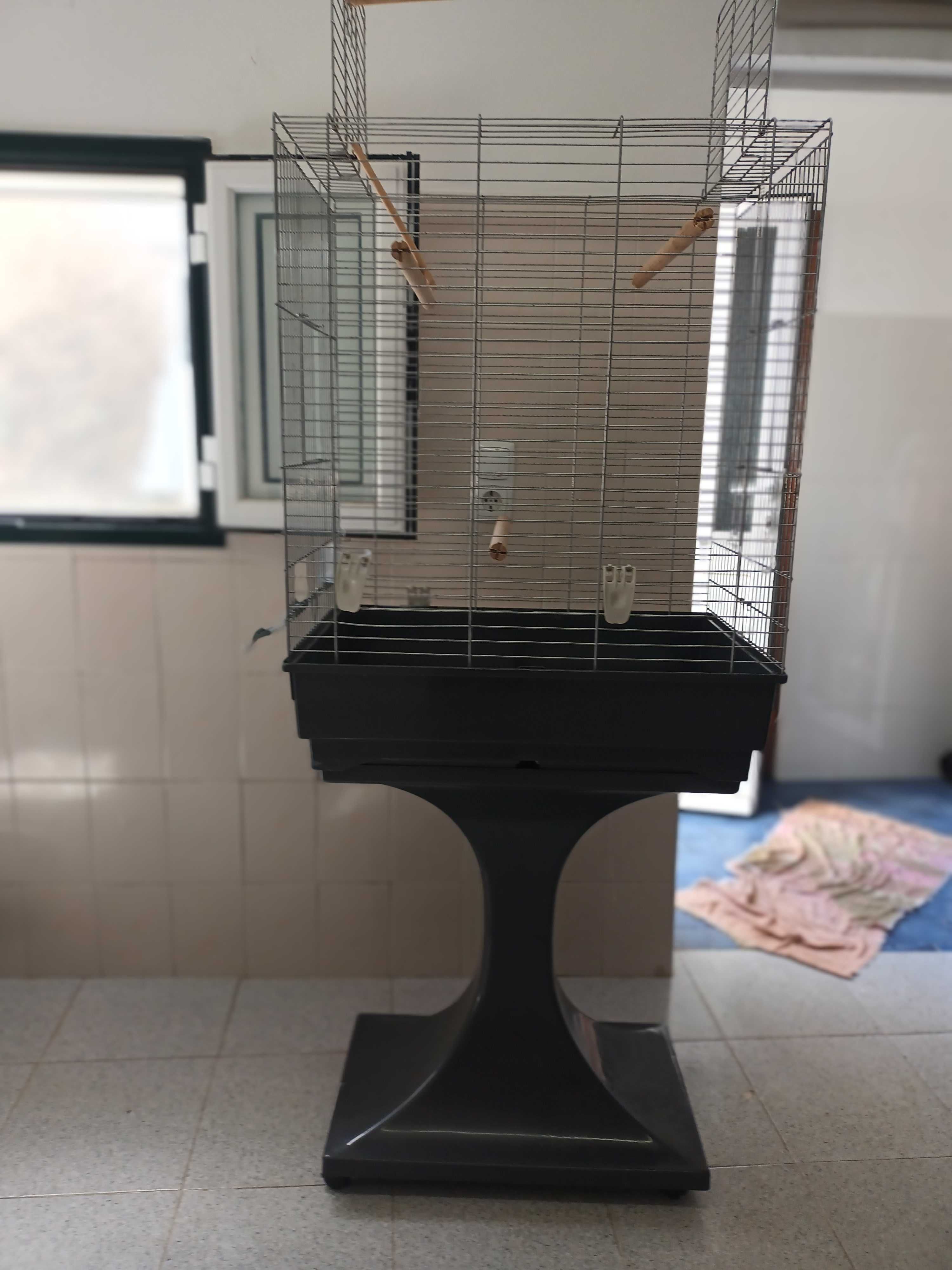 Gaiola para aves.