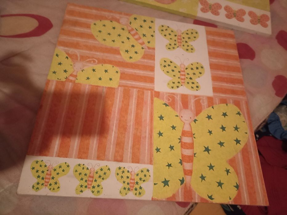Telas criança borboletas 50*50