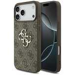 Etui Guess 4G Big Logo do iPhone 17 Pro Max - brązowe