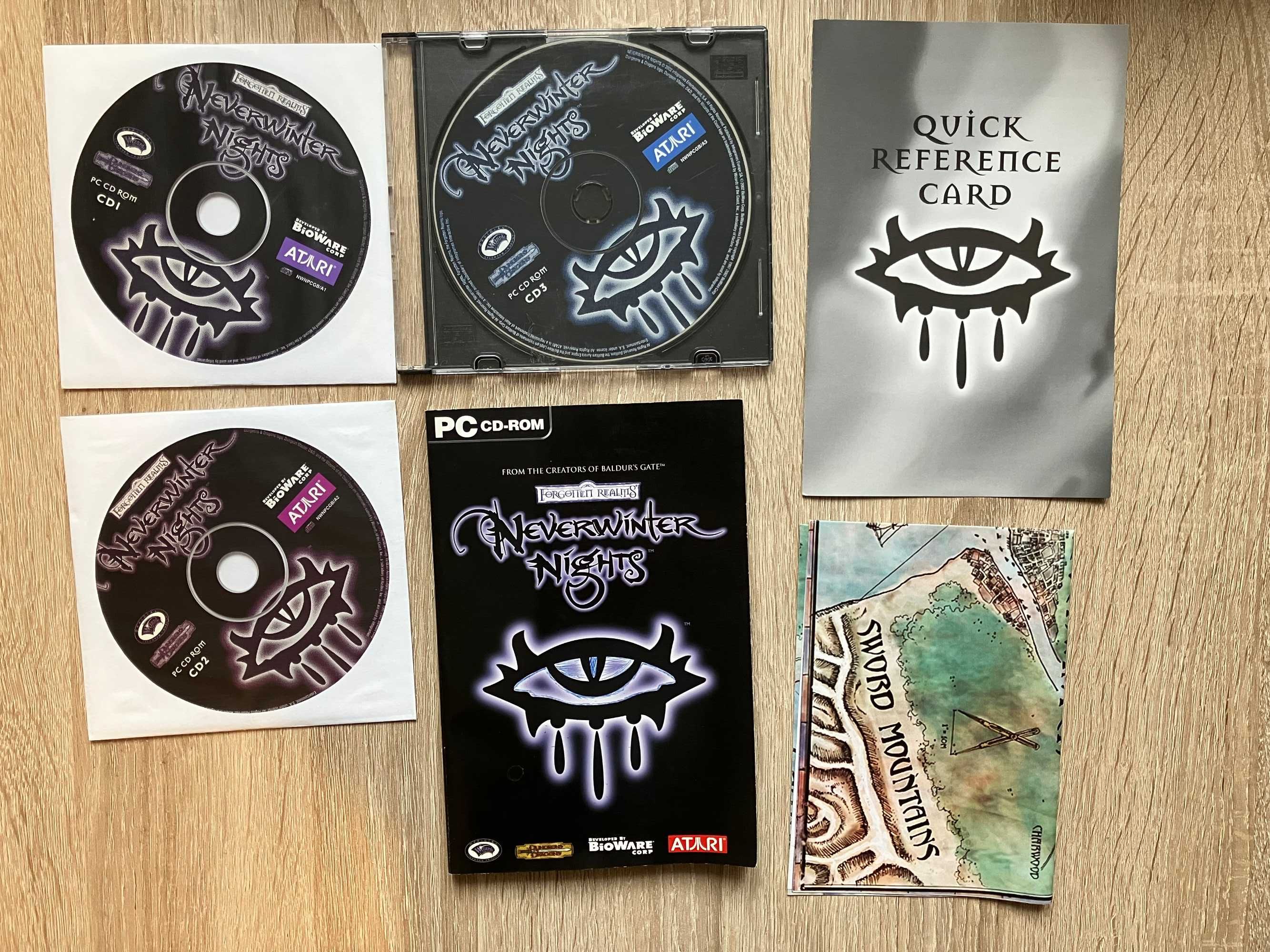 Neverwinter Nights, box, wydanie angielskie