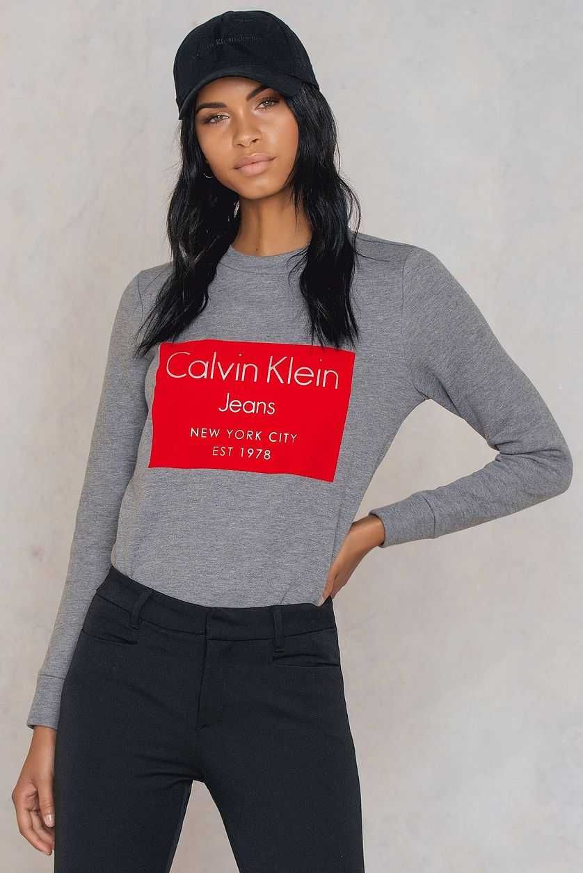 Calvin Klein Jeans HANSI Piękna bluza damska