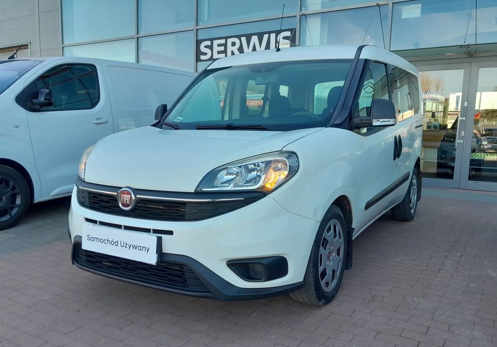 Fiat Doblo salon PL | serwis ASO | bzwypadkowy | benzyna + LPG! | VAT23%