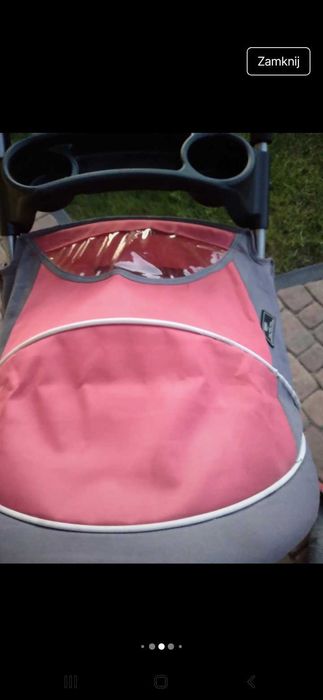 Wózek spacerowy czerwony