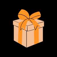 Box prezentowy - POMARAŃCZOWY