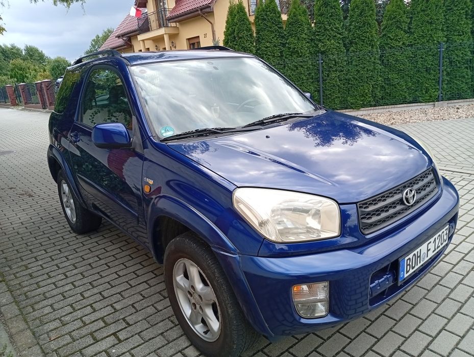 Toyota RAV4 4x4 napęd,2002r.,klimatyzacja,hak.