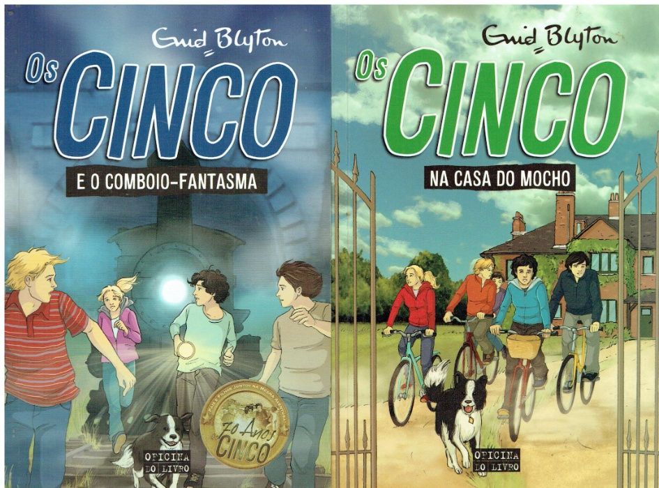 2565 - Enid Blyton - Colecção "Os Cinco" da Oficina do Livro.