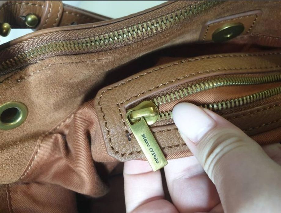 Сумка хобо marc o'polo оригінал натуральна шкіра, замша тоут