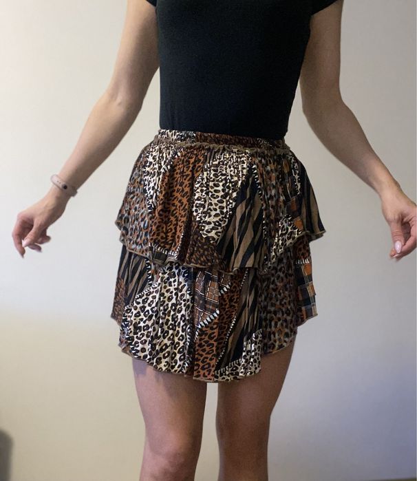 spodniczka we wzorki