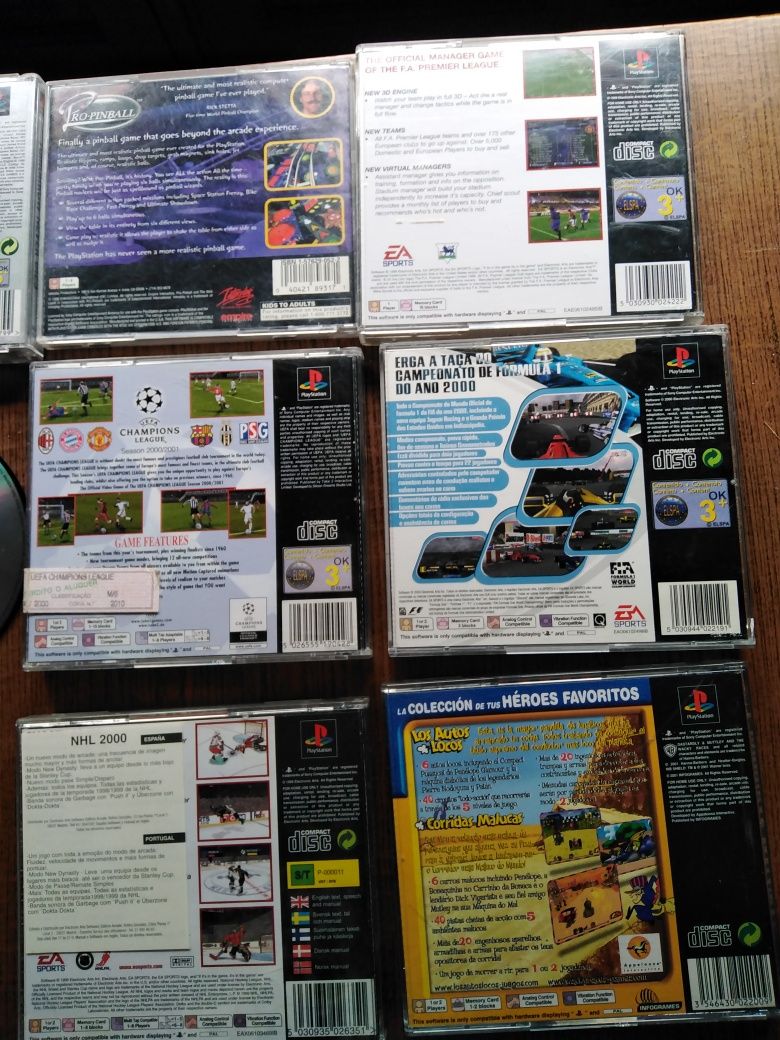5 Jogos+7 Demos +3 cartões de memória + Bolsa Original