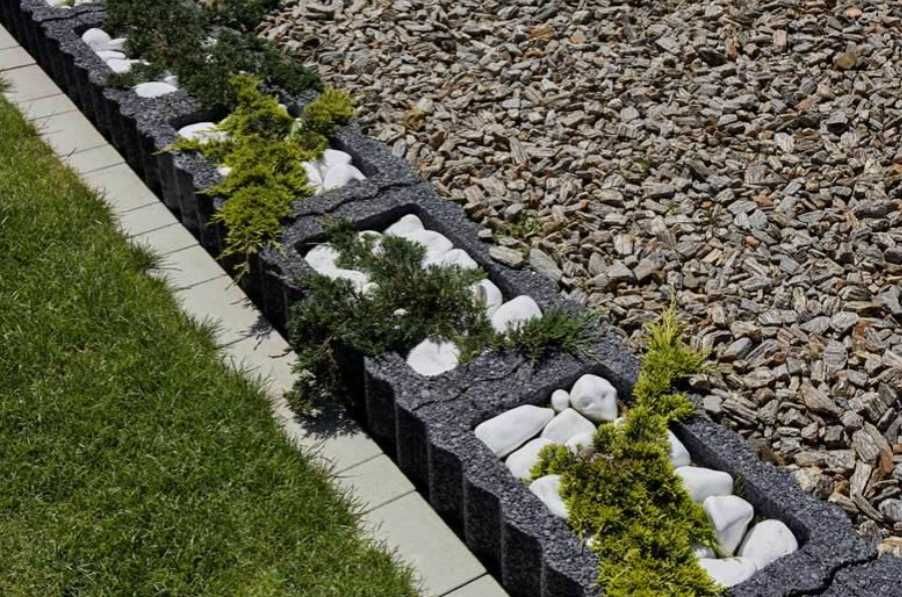 Donice Betonowe Agaflor murek oporowy gazon opór donica beton grys
