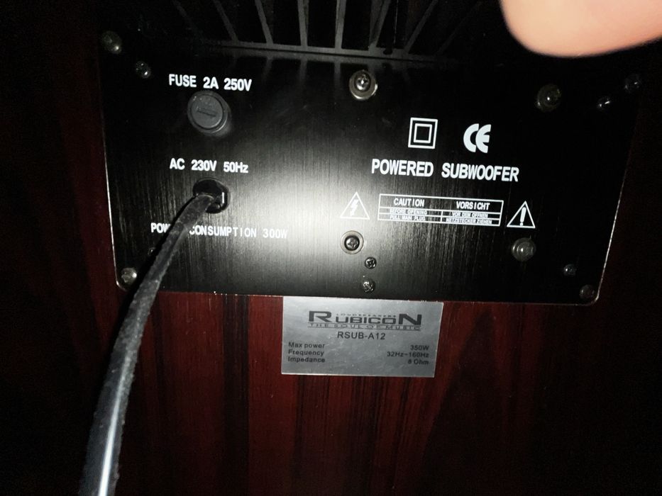 Zestaw głośników kino domowe RUBICON RP26 5+1 subwoofer