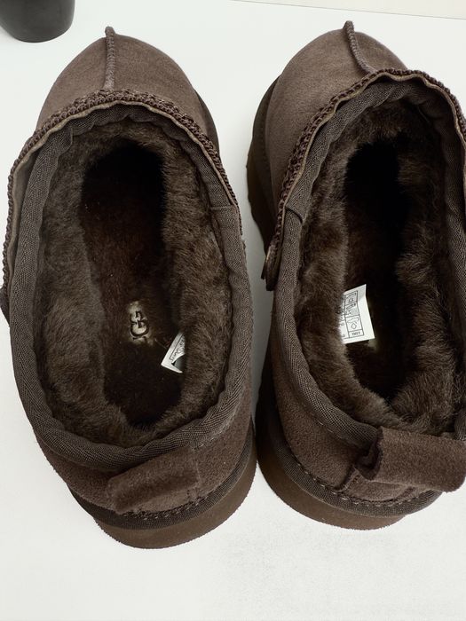 Уггі аг UGG tasman platform espresso угі зимові на хутрі таз