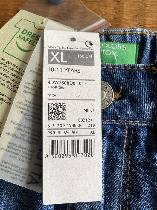 Spódnica jeansowa Benetton 150 cm 10-11 lat