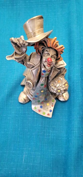 Peças decorativas em prata laminada italiana.