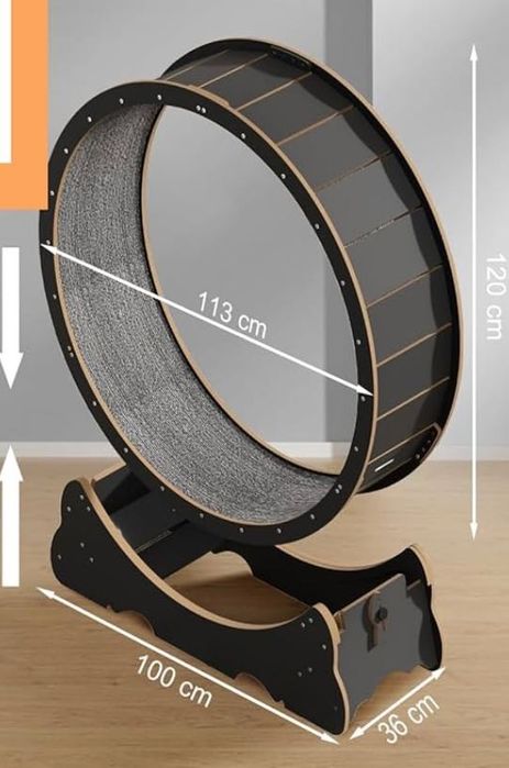 Home running wheel for cats