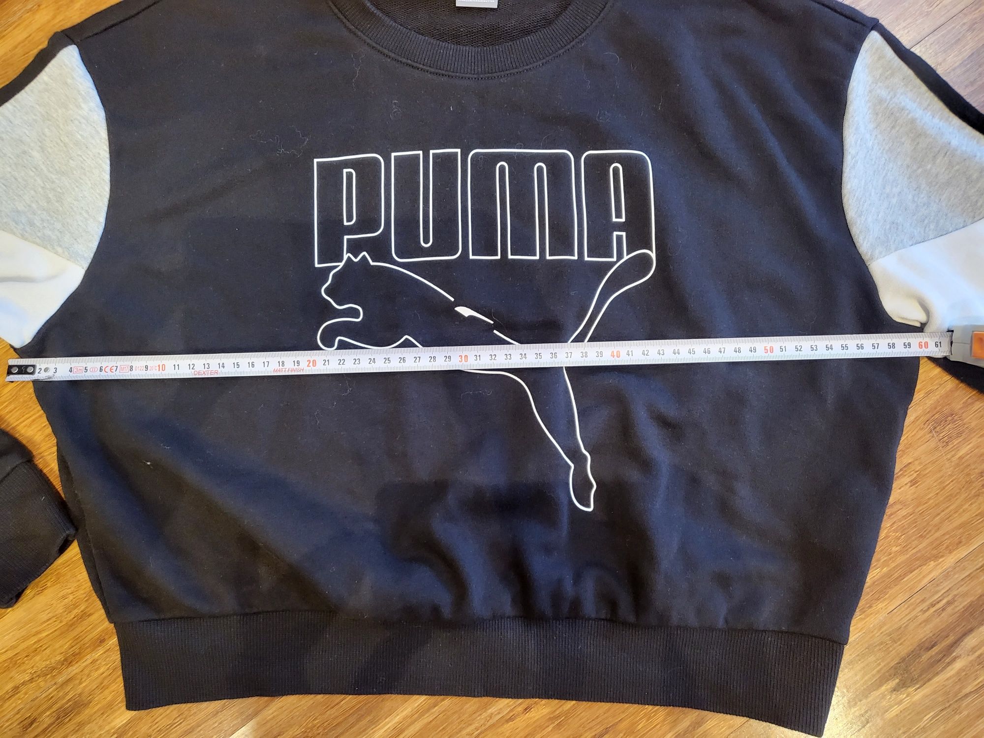 Bluza puma roz S-M czarna biała nowa sweter