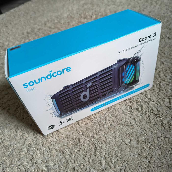 Głośnik Soundcore Boom 3i NOWY (wodoodporny i pływający)