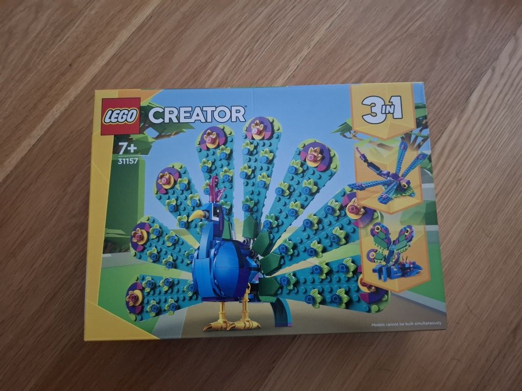 Lego Creator 31157 3 in 1 (Pavão, Libelula. Borboleta)