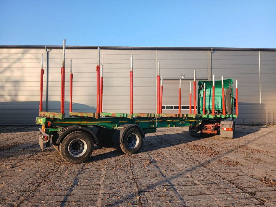 SVAN DOLL NCH  naczepa do drewna, pierwszy właściciel w PL, stan dobry waga 5800 kg