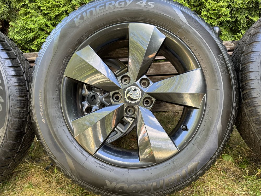 Alufelgi 5 x 112 R17 czarny połysk Skoda Octavia A5 A7 Superb Kodiaq