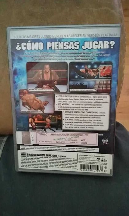 PlayStation 2 - Smack Down VS Raw 2008
