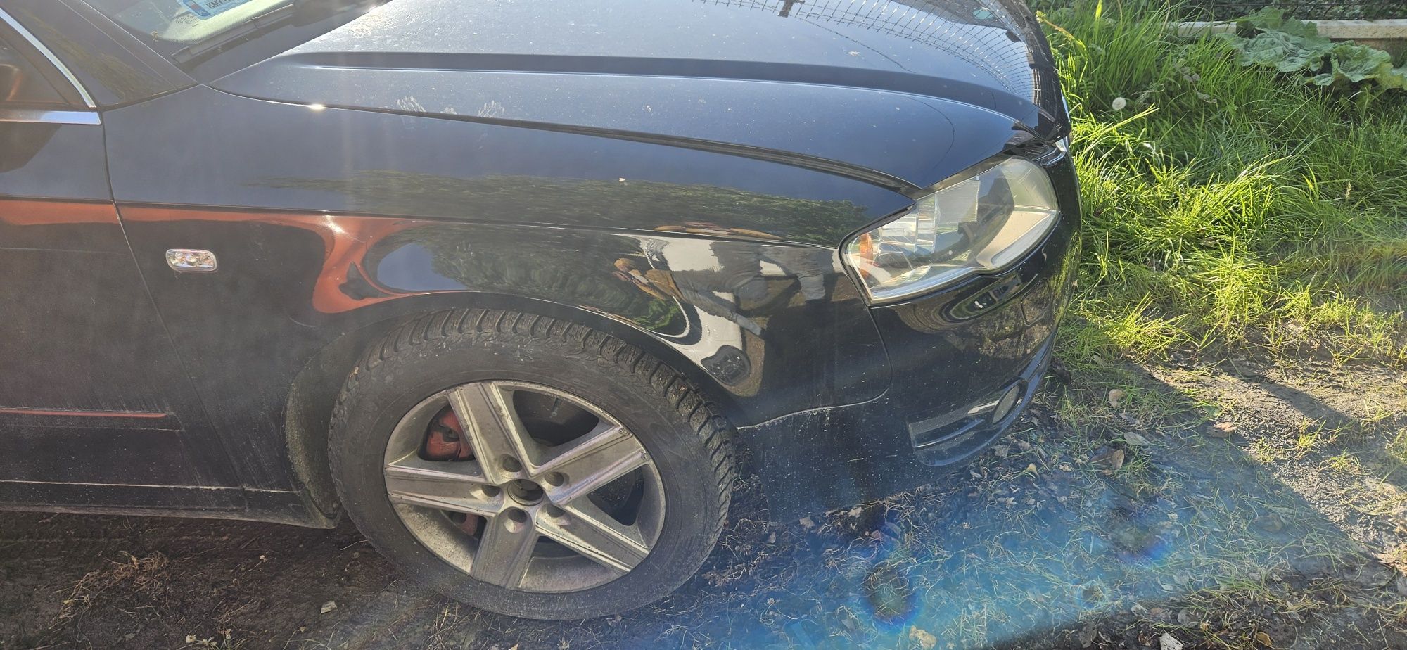 Audi a4 B7 Maska Zderzak Lampa Blotnik pas LZ9Y