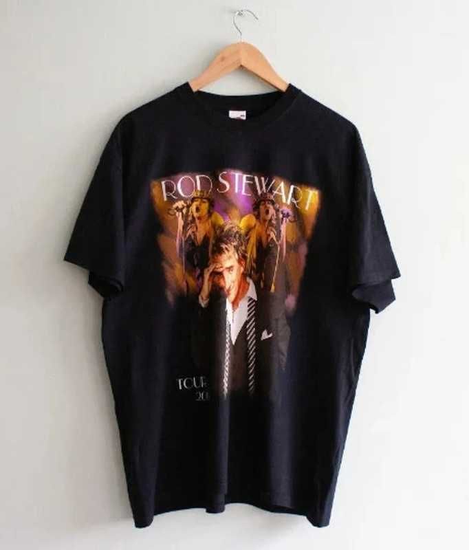 2005 Koszulka Vintage Rod Stewart - unikalny t-shirt