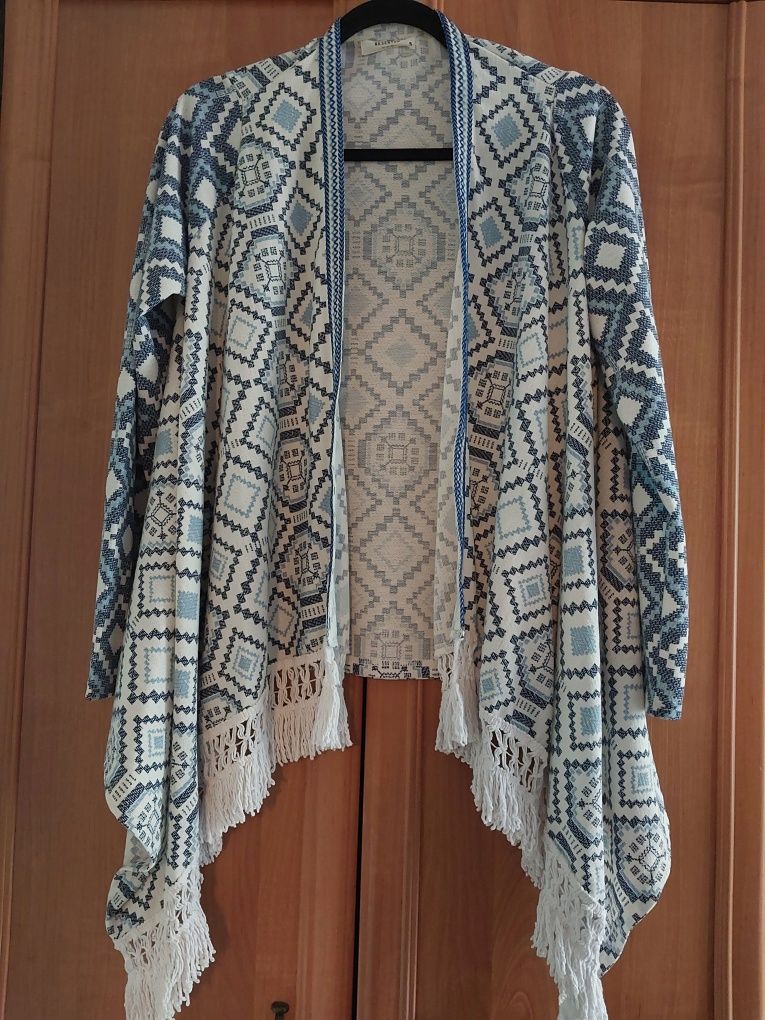 Kardigan narzutka boho Reserved S