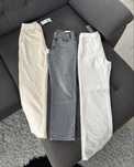 Джинси zara straight 38  джинси levi’s 501 mango молочні бежеві сірі