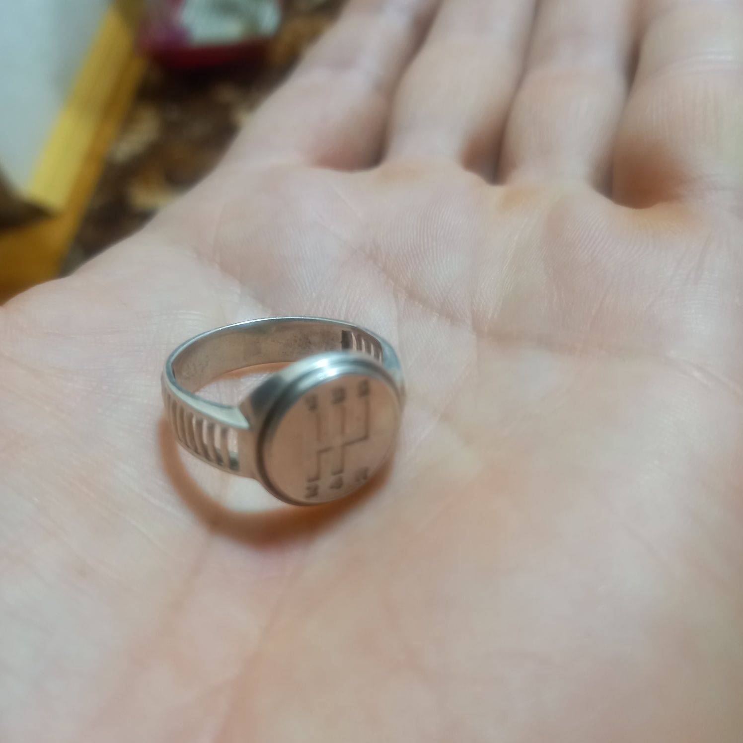 Срібне кільце кольцо