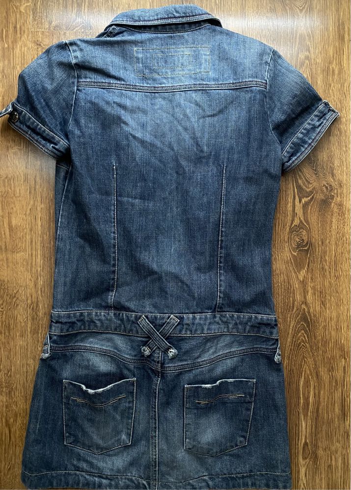 Damska jeansowa sukienka, rozmiar XS/S