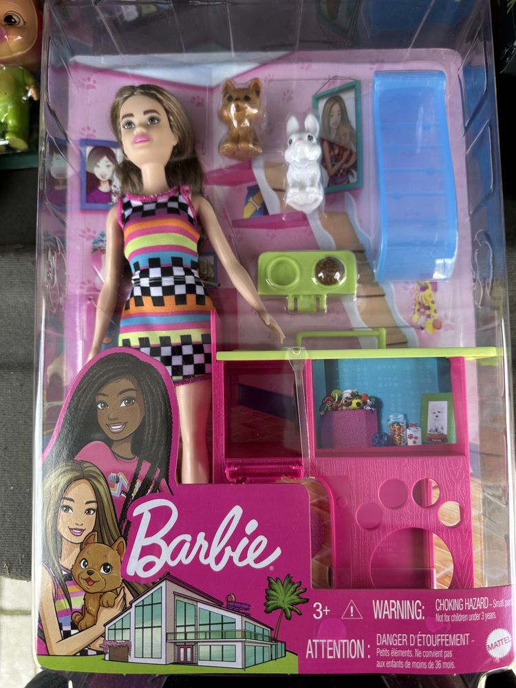 Barbie i zwierzątka -zestaw