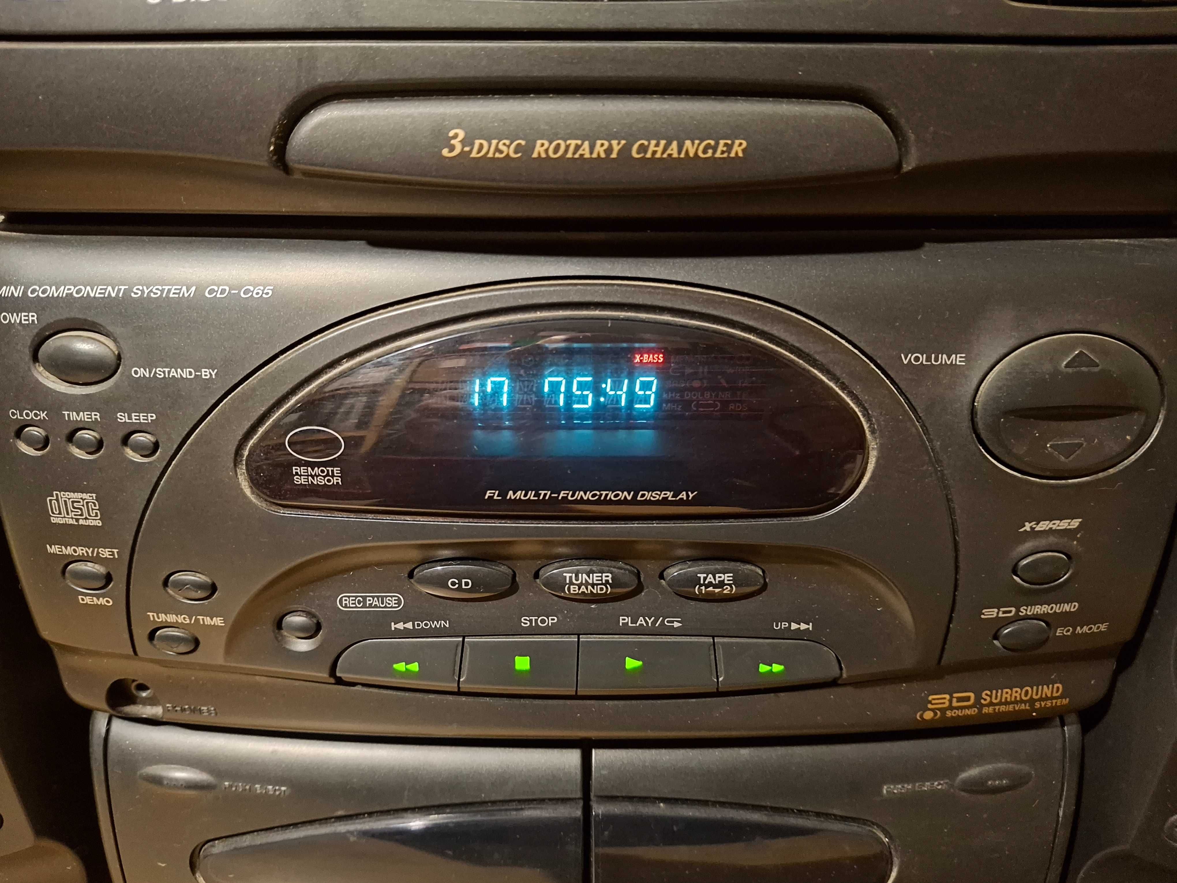 Музыкальный центр Sharp cd-c65 япония винтаж