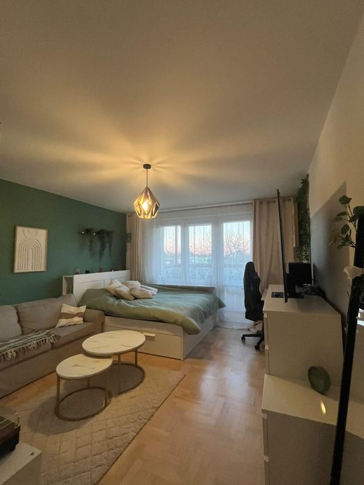 Duży pokój na wynajem do wynajęcia Śródmieście Mokotów klimatyzacja UW